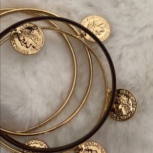 Coin Bangle Set